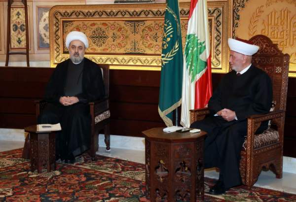دیدار دبیرکل مجمع جهانی تقریب مذاهب اسلامی با مفتی اعظم لبنان