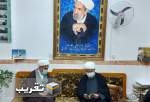 حجة الاسلام و المسلمين شهرياري يزور مكتبة العلامة القرشی في النجف الاشرف (6)  