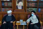 Huj. Shahriari meets Ayatollah Seyyed Mohammad Heidari (photo)  