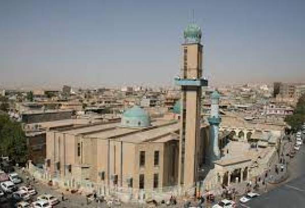 توزیع وعده های افطاری میان نیازمندان در مسجد جامع سلیمانیه عراق