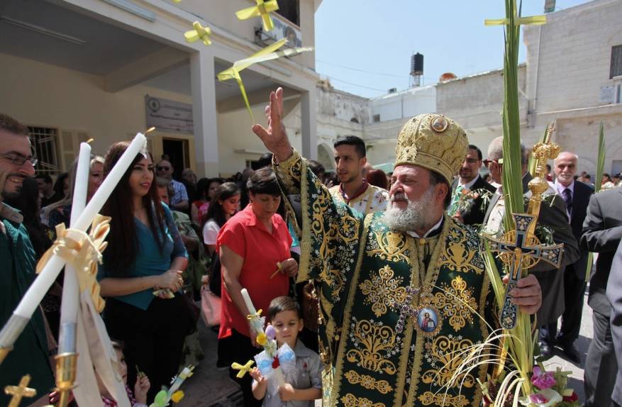 الكنائس الشرقية في فلسطين تحتفل بأحد الشعانين