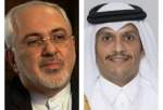 دیدار و گفتگوی ظریف با وزیر خارجه قطر