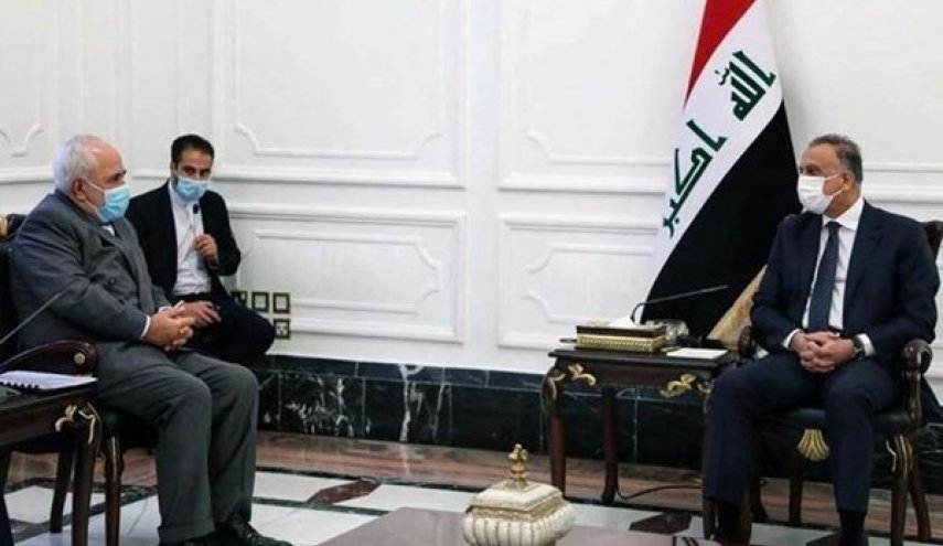 دیدار و گفتگوی ظریف با نخست وزیر عراق
