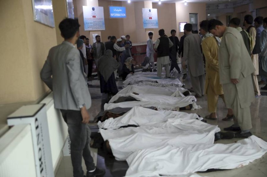 ارتفاع حصيلة ضحايا تفجير المدرسة في كابول الى 58