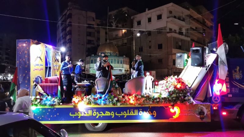 تضامنًا مع المقاومة الفلسطينية.. حزب الله يُطلق نشاطًا إنشاديًا بأحياء صيدا