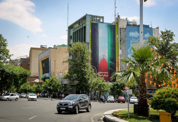دیوارنگاره جدید میدان فلسطین رونمایی شد