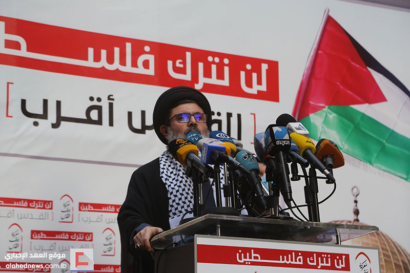 السيد صفي الدين : معركة الدفاع عن القدس وحّدت فلسطين وشعوب العالمين العربي والإسلامي