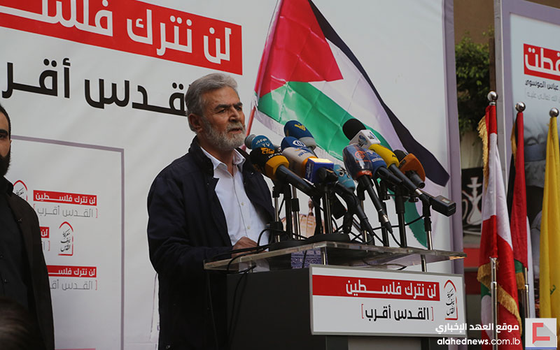 بیروت تتضامن  مع غزة والقدس فی الضاحية الجنوبية  