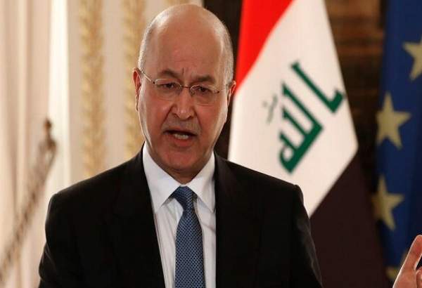 تاکید برهم صالح بر موضع ثابت عراق در حمایت از فلسطین