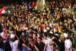 جشن و پایکوبی مردم سوریه با اعلام پیروزی بشار اسد در انتخابات