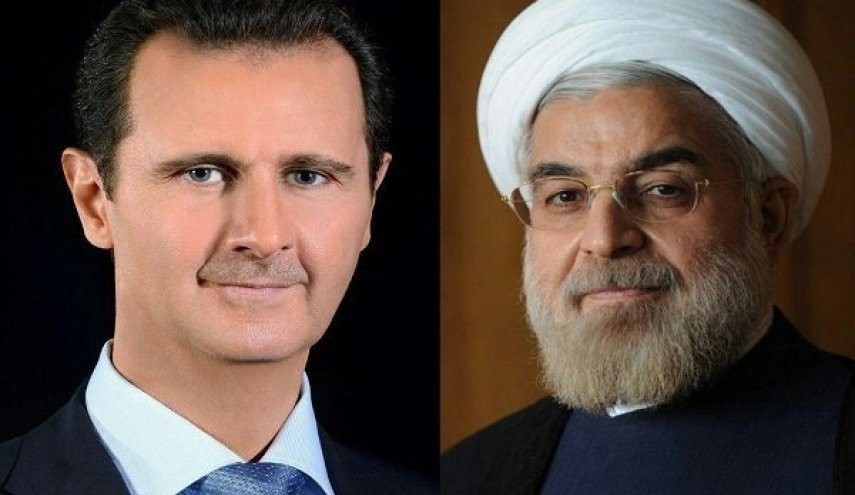 الرئيس روحاني يهنئ الرئيس الاسد بنجاح الانتخابات السورية وانتخابه لولاية جديدة