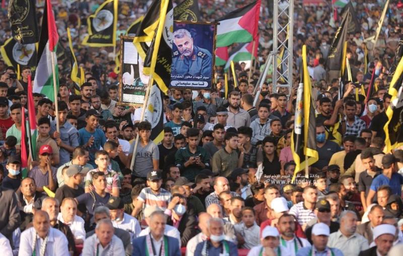 اقامة مهرجان "سيف القدس.. اقتراب الوعد"وسط قطاع غزة  