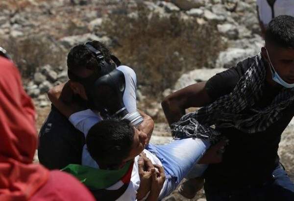 زخمی شدن ۱۵۳ فلسطینی در درگیری با نظامیان رژیم صهیونیستی