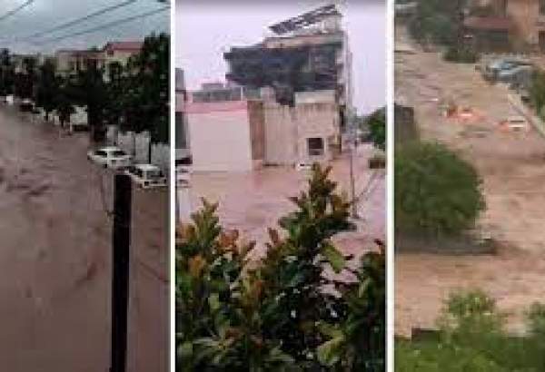 اسلام آباد میں تباہ کن بارش، گلیوں میں طغیانی کے مناظر