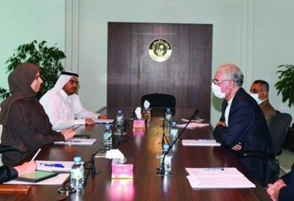 محادثات بين السفير الايراني لدى الدوحة ومساعدة الخارجية القطرية