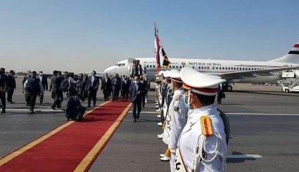 الرئيس العراقي يصل الى طهران  