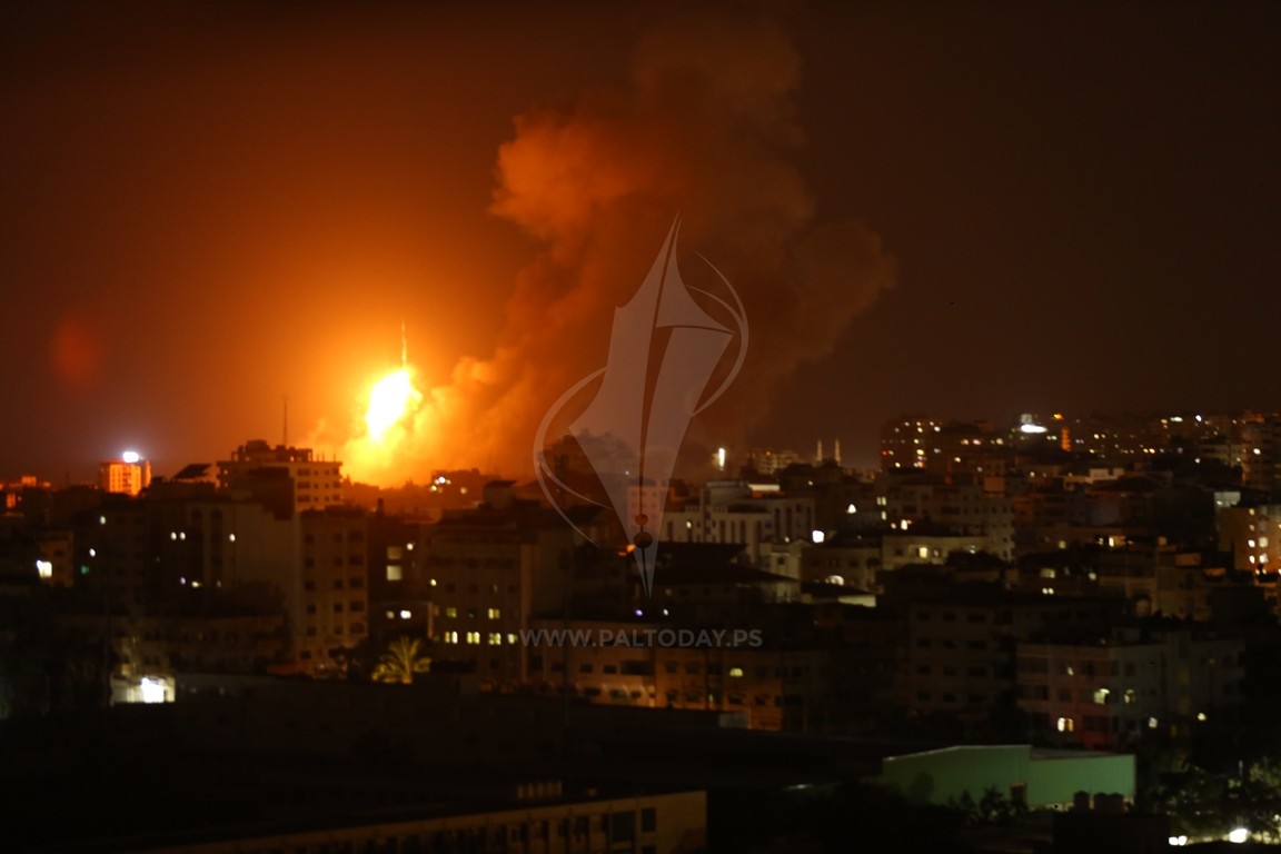 طائرات الاحتلال تشن سلسلة غارات فجر السبت على غزة