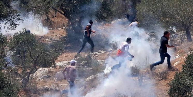 زخمی شدن ده‌ها فلسطینی در حمله نظامیان صهیونیست به جنوب نابلس