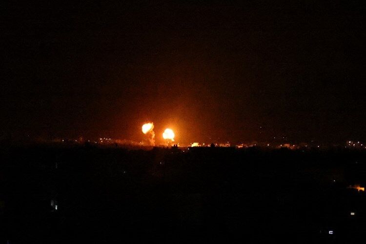 حمله جنگنده های هوایی رژیم صهیونیستی به نوار غزه