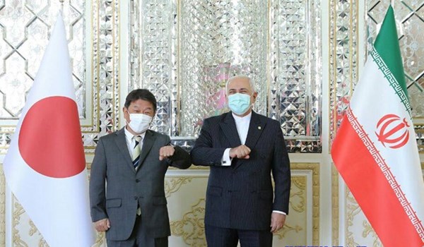 ظريف: تحدثت مع وزير الخارجية الياباني حول الوضع الكارثي في أفغانستان