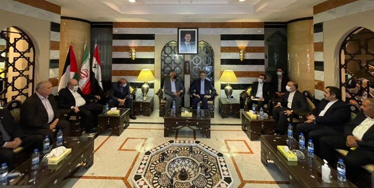 وزير الخارجية الايراني يلتقي قادة الفصائل الفلسطينية في دمشق