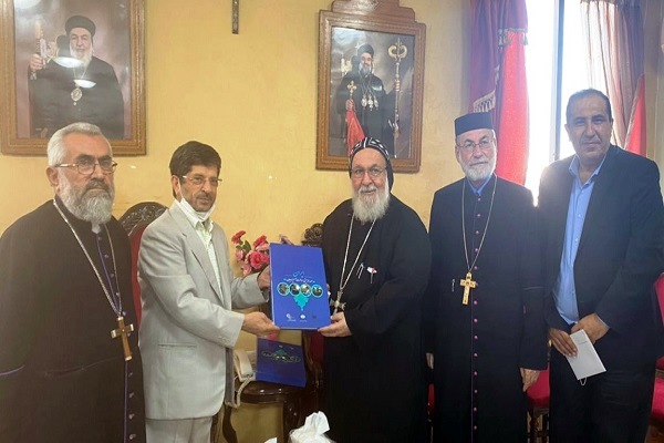 Iran’s cultural attaché discusses interfaith dialogue with Lebanese archbishop