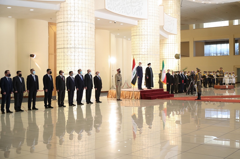استقبال رسمي لرئيس الوزراء العراقي في طهران