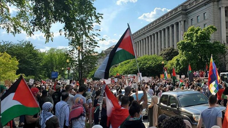 اقامة وقفة في  بوسطن الأميركية، دعمًا وإسنادًا للأسرى الفلسطينيين