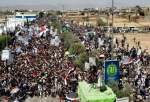 راهپیمایی‌ گسترده مردم یمن در سالروز انقلاب 21 سپتامبر