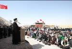 حضور رئیس جمهور در یادمان شهدای قلاویزان در نقطه صفر مرزی شهرستان مهران  