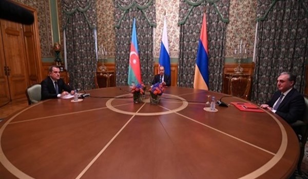 وزراء خارجية روسيا وأرمينيا وأذربيجان يستعرضون سير تطبيق الاتفاقات بشأن قره باغ