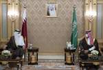 دیدار و گفت‌وگوی ولیعهد سعودی و امیر قطر درباره مسائل منطقه