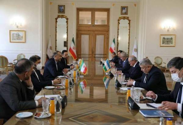 تاکید امیرعبداللهیان بر تقویت و پیشبرد همکاری‌های ایران و ازبکستان
