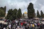 اقامه نماز جمعه در «مسجدالاقصی» با حضور هزاران فلسطینی