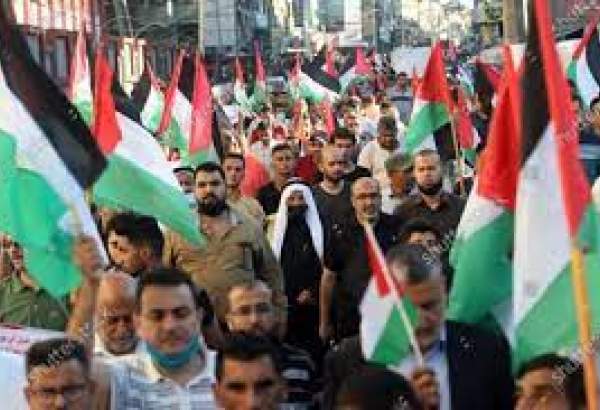 اردن  میں صیہونی حکومت کے خلاف عوامی مظاہرہ