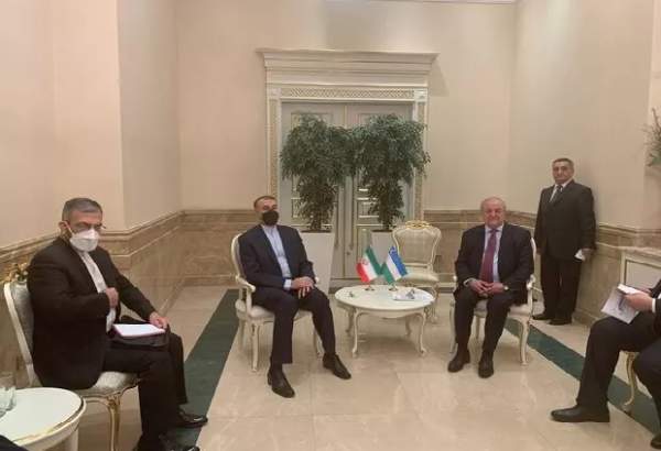امیرعبداللهیان با وزیر امور خارجه جمهوری ازبکستان دیدار کرد