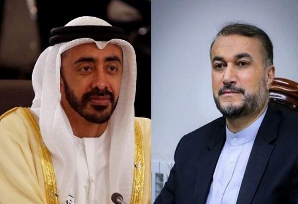 گفت‌وگوی تلفنی امیرعبداللهیان با وزیرخارجه و همکاری‌های بین‌المللی امارات