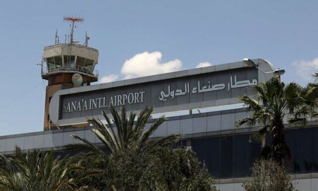 بمباران فرودگاه صنعا توسط جنگنده بمب افکن‌های ائتلاف سعودی