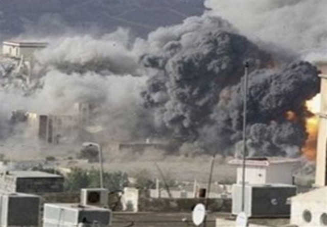 13 شهید و زخمی در حمله ائتلاف سعودی به یک انبار مواد غذایی در صنعاء