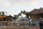 تخریب خانه یک شهروند فلسطینی در جنوب کرانه باختری