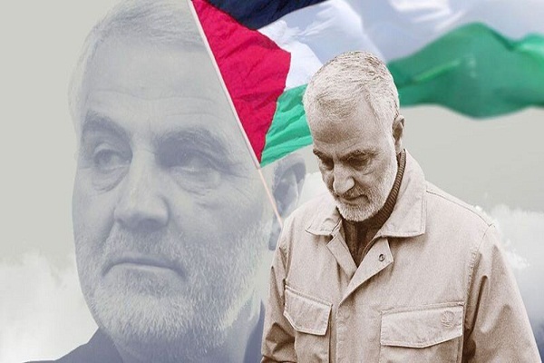 مقاومت فلسطین راه شهید سلیمانی را تا آزادی قدس ادامه می‌دهد