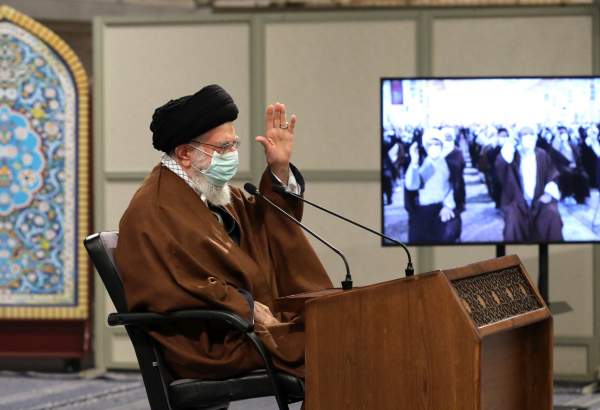 رهبر معظم انقلاب اسلامی کا قم کی عوام سے خطاب  