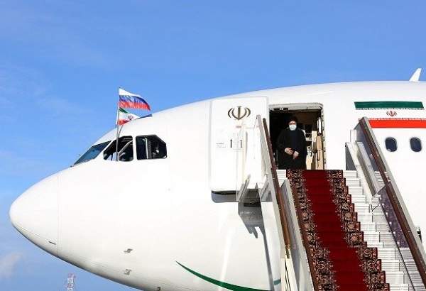 Le Président iranien arrive à Moscou