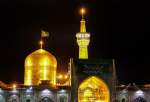 Holy shrine of Imam Reza (AS) alighted for birth anniversary of Hazrat Zahra (AS)  