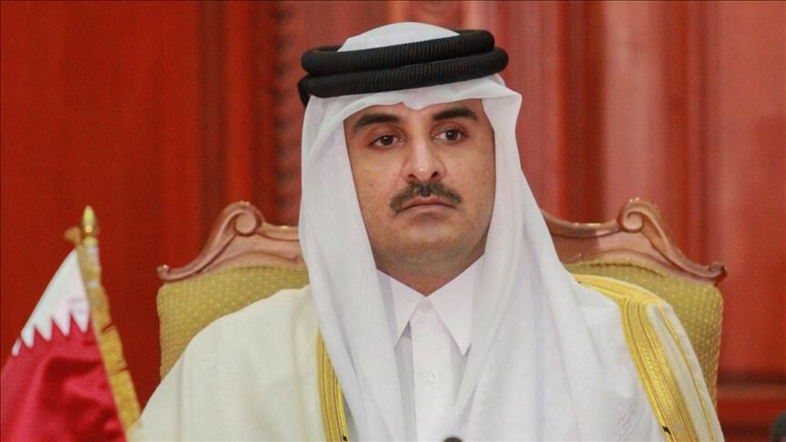 امير قطر يهنئ اية الله رئيسي بمناسبة اليوم الوطني الايراني