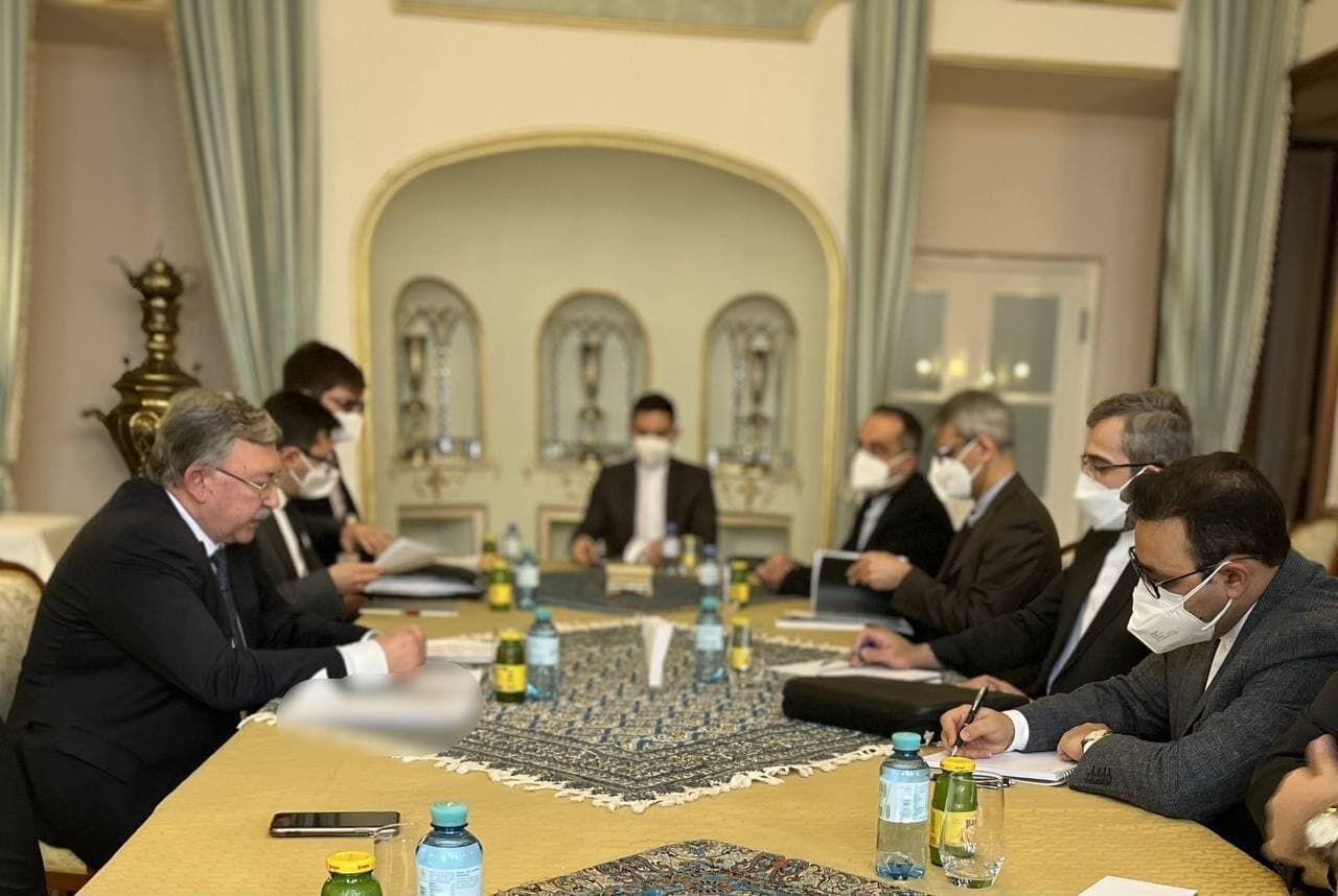 اوليانوف يلتقى باقري في اطار مفاوضات فيينا