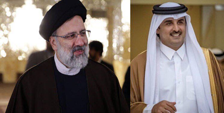 أمير قطر يستقبل الرئيس الإيراني اليوم الاثنين