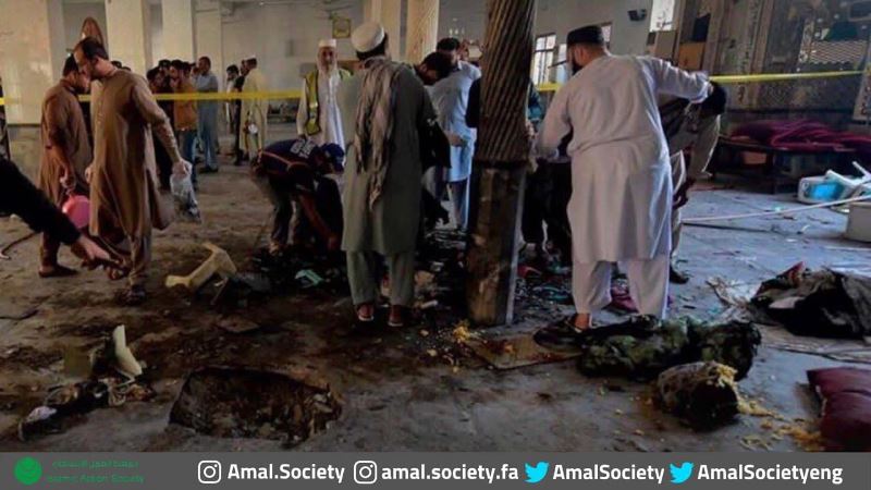 "أمل" تدين بشدة التفجير الإرهابيّ المروع الذي طال مسجداً بمدينة بيشاور #الباكستانية