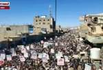 برپایی راهپیمایی گسترده در اعتراض به تحریم فرآورده‌های سوختی در یمن