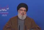 Nasrallah censures US silence on Tel Aviv atrocities against Palestinians, Yemen war